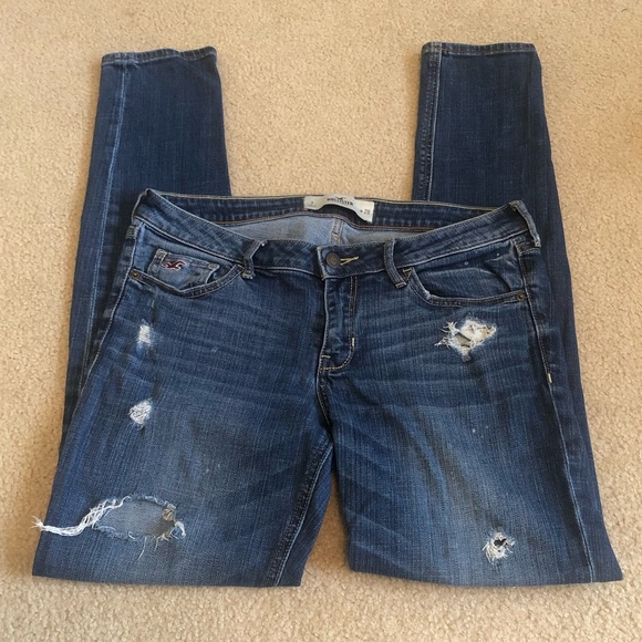 Hollister Denim - {Hollister} Distressed Skinny Jeans sz 7/28